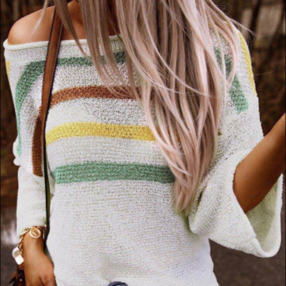 Vanilla Cream knit Top